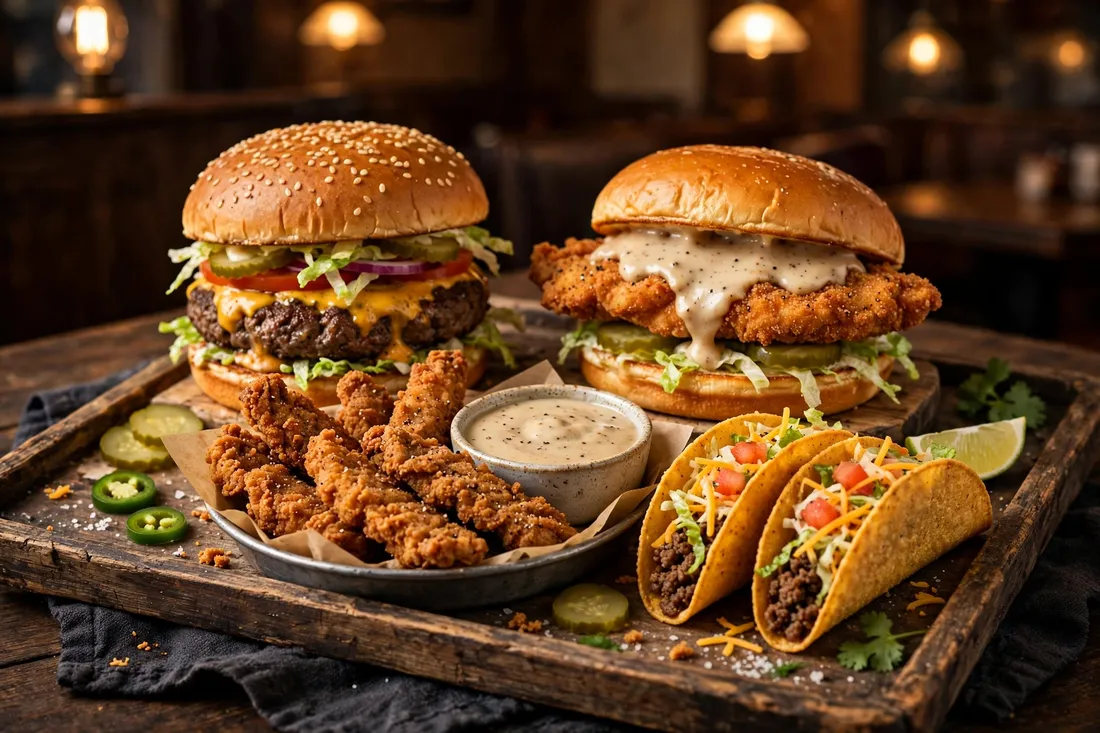 Texas Menu